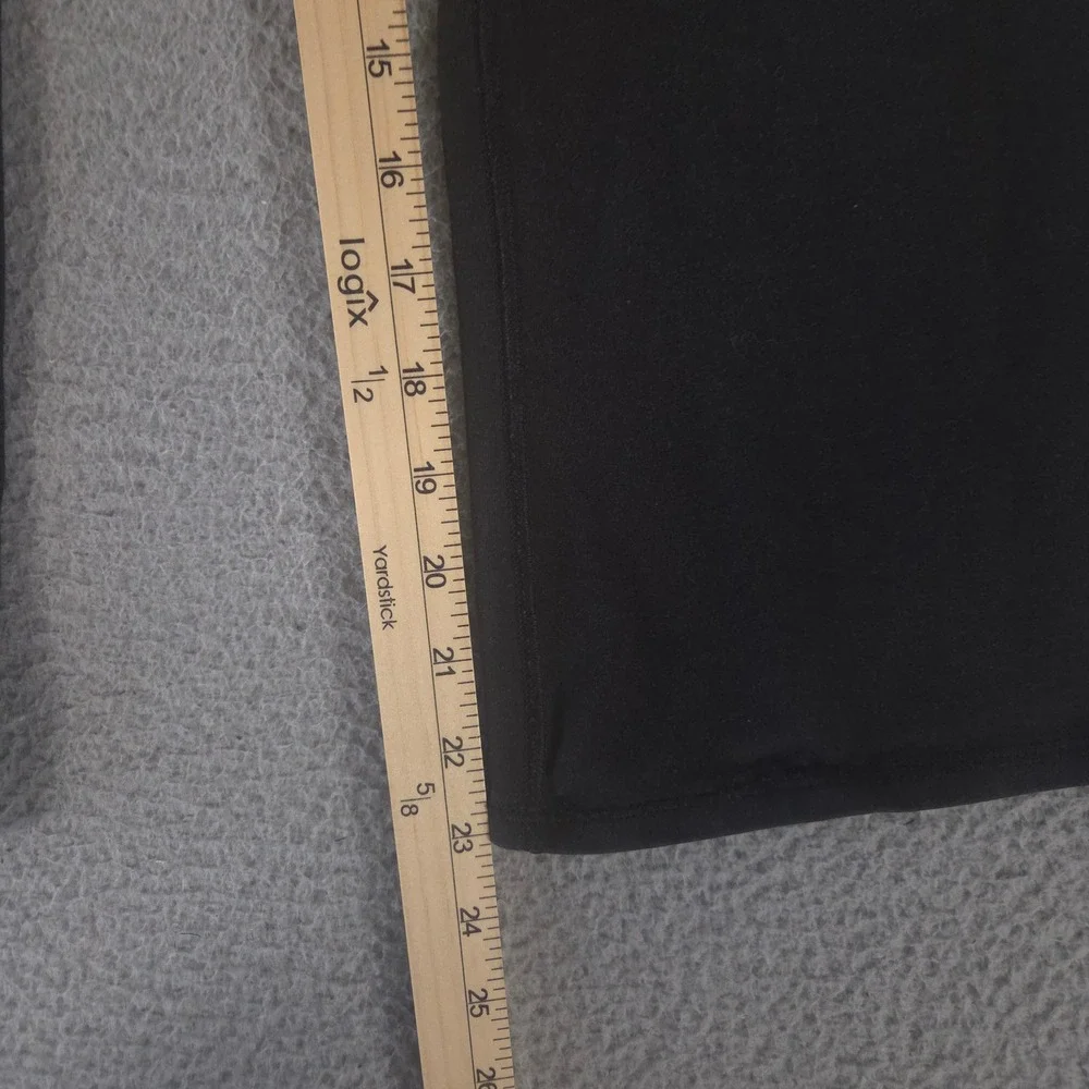 Old Navy Leggings Girls 8 Black PowerChill Crossover High-Waisted Flared Leg